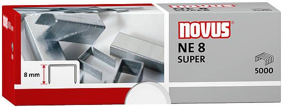 Novus NE 8 SUPER - Nietjes - staal - NOVUS B 100EL