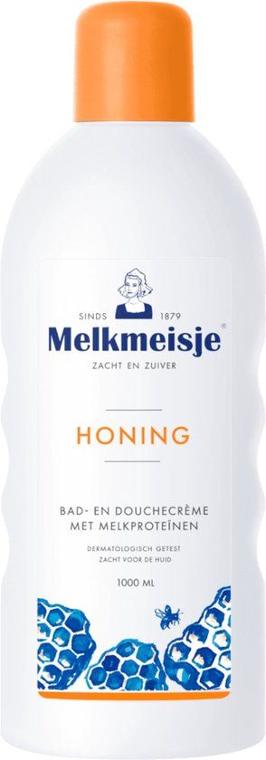 Melkmeisje Honing Bad & Douchecrème - 1000 ml