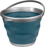 Abbey Camp Opvouwbare Emmer - 10 Liter - Blauw/Grijs