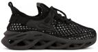 Permani Baskets en maille pour femme Chaussures de sport respirantes Diuna Noir Taille 38