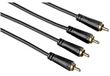 Hama 10m 2 x RCA m/m audio kabel Zwart