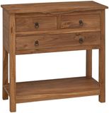 vidaXL Dressoir Naturel Massief Teakhout 79 x 35 x 80 cm