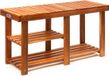 deuba Casaria Schoenenrek - Zitting 87x45x30cm 200kg Belastbaar – Bruin
