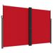 VidaXL Pare-soleil rétractable 220x600 cm rouge