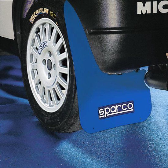 Sparco Universele Spatlappen 'Large' - Zwart, set à 2 stuks
