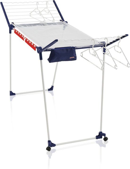 Leifheit Pegasus 200 Solid Deluxe Mobile Droogrek - 20 m - Met Wieltjes