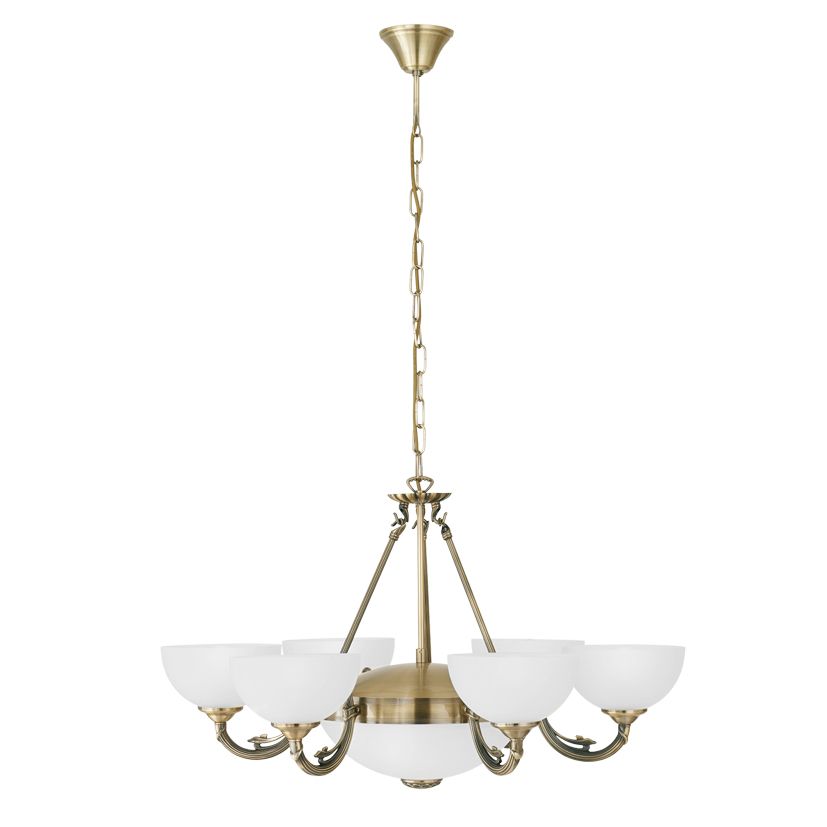 EGLO Savoy Hanglamp - Goud - Metaal - E27 - Wit - 82749