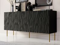 Buffet JUNATO 3 portes noir