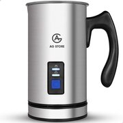 AG AG190 Melkopschuimer - Electrisch - Melkschuimers - Cappuccino – Latte macchiato - Roestvrij staal - Anti aanbaklaag - Temperatuurregeling - 3- in 1 - 250 ml - Makkelijk reinigen