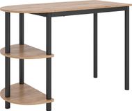 Vicco Freetown Keukentafel – 110 x 50 cm met open vakken Goldkraft eik/zwart