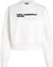 Karl Lagerfeld Jeans A1w20005 Sweatshirt Wit L Vrouw