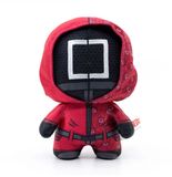 YuMe Toys Squid Game DZNR Plush Figure Masked Manager Join the Game Edition 18 cm