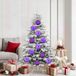 vidaXL Kerstbal Set XL 9 st Lila Ø 15 cm Kunststof