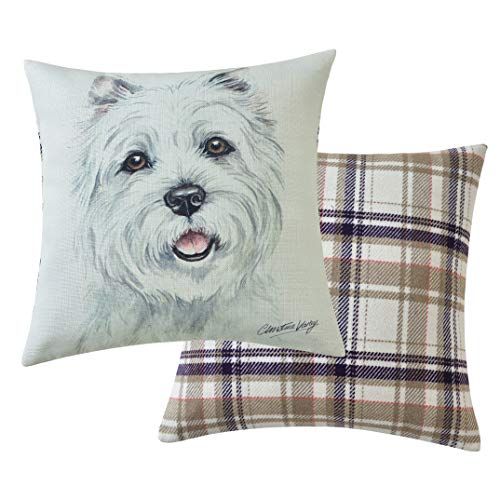 Maturi Gevuld Zitkussen - West Highland Terrier - 43x43cm