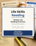 Life Skills Reading: 50 Real-World Documents for Teens and Young Adults: Functional Reading Comprehension for Pay Stubs, Leases, Labels, and Everyday Forms