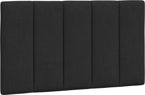 vidaXL Hoofdbordkussen Hanko 90 cm fluweel zwart
