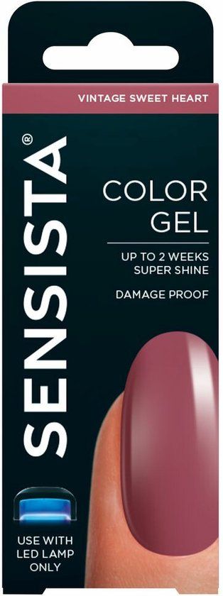 Sensista Color Gel Vintage Sweet Heart - Gel nagellak - Roze - 7.5 ml