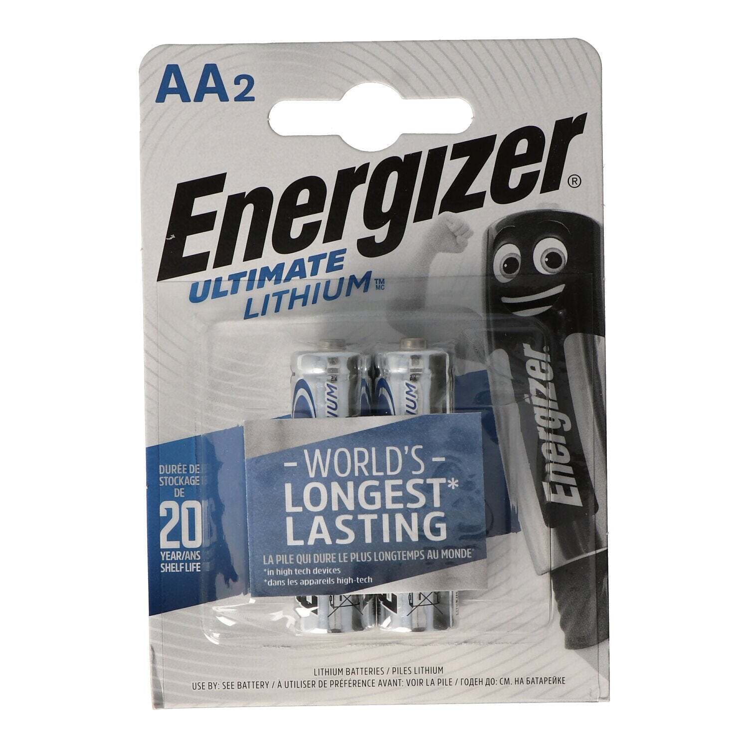 Energizer Energizer L91 lithiumbatterij AA 1,5 volt, 3000 mAh dubbele blister