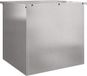 Coffre de rangement de coussins de jardin en acier galvanisé 55 x 50,5 x 50 cm 117 L