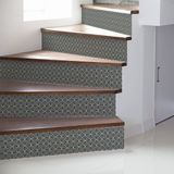 Ambiance OACHAN Zelfklevende traptegelstickers - Multi color - 2 stroken van 15x105 cm