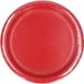 Haza-Witbaard Feest bordjes - set 24x stuks - rood - dia 23 cm - Wegwerpborden - karton