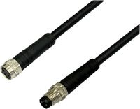 BKL Electronic 2700040 Sensor/actuator verlengkabel M8 Aantal polen: 4.5 Stekker (recht) op koppeling (recht) 2 m 1 stu