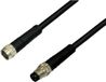 BKL Electronic 2700040 Sensor/actuator verlengkabel M8 Aantal polen: 4.5 Stekker (recht) op koppeling (recht) 2 m 1 stu