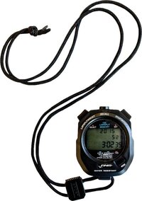 Finis Memory Stopwatch 3x100 M - Zwart - Waterbestendig - Geheugenfunctie