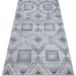 RUGSX Structural Tapis Structural Sierra G5011 Tissé À Plat Gris / Noir - Géométrique, Diamants Grey 120x170 Cm