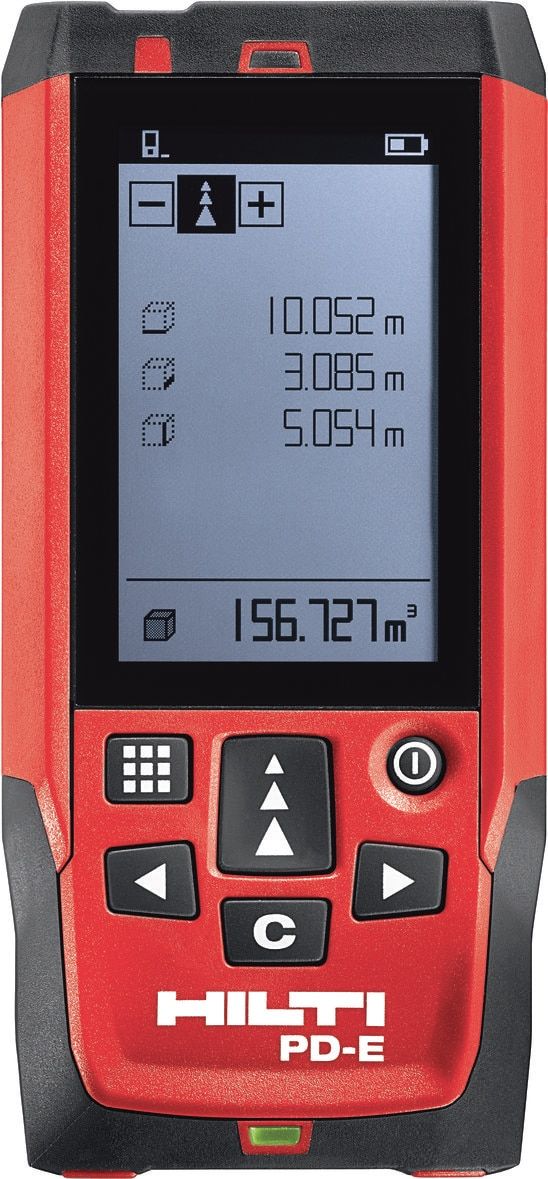 Hilti PD-E Afstandsmeter - Rood - 200m - IP65