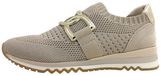 MARCO TOZZI Baskets pour femmes à enfiler mocassins tricotés avec chaîne élégante 2-24724-44, Taille:41 EU, Couleur:Beige