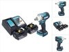 Makita DTW 301 RG accu slagmoersleutel 18 V 330 Nm 1/2" borstelloos + 2x oplaadbare accu 6.0 Ah + lader