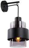 Freelight Wandlamp Chiasso H 40 cm zwart