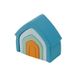 Tickit Silisoft Stapelbare Huizen (Neutrale Kleuren), Pk4