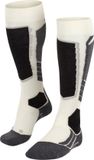 FALKE SK2 Wool warm dik wol functioneel materiaal skisokken dames wit - maat 39-40