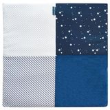 Mozaïek-TapIDOU Doudou et Compagnie Mozaïek-TapIDOU marineblauw / wit - 100 x 100 cm