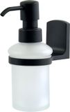 Spirella TAKU Distributeur de savon – Support mural avec pompe à savon pour salle de bain – Support fixe pour savon, lotion et désinfectant