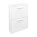 amuéblate online Schoenenkast Alaska smal wit hout 73x54x18 cm