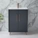 Hudson Reed meuble vasque - 60 cm - anthracite - poignée cuivre