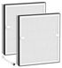 Filtres de remplacement pour le purificateur d'air AP2410, filtre HEPA H13 et filtre à charbon actif, pack de 2