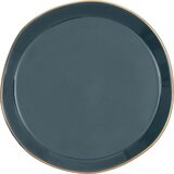 Urban Nature Culture Gebaksbord "Blue Green" - Ø 16 cm - Aardewerk - Handbeschilderd