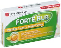 Forté Pharma Fortérub Keeltabletten Citroen 24 zuigtabletten