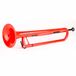 pBugle fanfare in Bb, ABS kunststof, rood