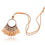 Deja Jewels Deja Boho Tassel Ketting - Bruin