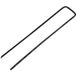 Linxor - Lot De 100 Piquets De Fixation - 15 Cm X 2.5 Cm - Diam 2.8 Mm - Acier - Noir