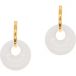 Sloya Blima Boucles d'oreilles en pierre de jade pour femme