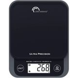 LITTLE BALANCE 8509 Ultraprecision 5.1, brievenweegschaal, elektronische weegschaal, 5 kg, ultraprecisie 0,1 g, zwart