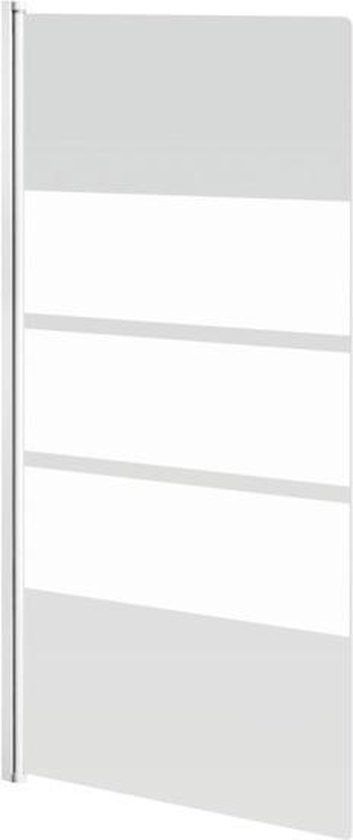 Nemo Go Nera Badwand - 850x1450mm - 1-delig - 5mm - Omkeerbaar - Wit