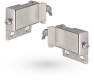 SOTECH 5 set kastophangers, volledig metalen uitvoering met 3D-verstelling voor bovenkast en hangkast, draagvermogen max. 200 kg