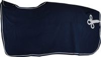 Horsegear Uitrijdeken Horsegear Hgluxe Donkerblauw-zilver - XL